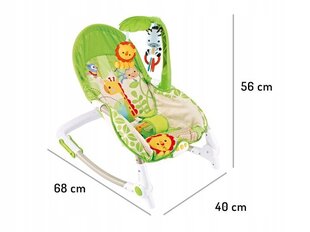 Kiiktool Ecotoys 2in1, roheline hind ja info | Beebi lamamistoolid | kaup24.ee