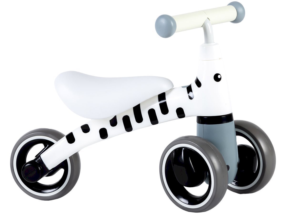 Tasakaaluratas Zebras Eco Toys, valge hind ja info | Jooksurattad | kaup24.ee