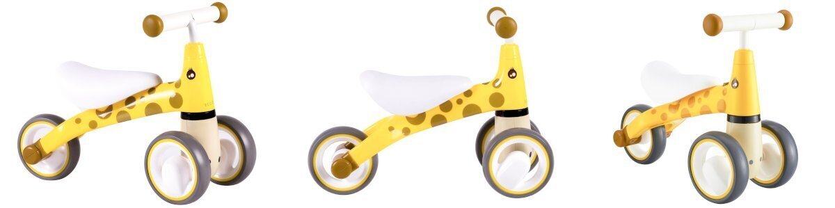 Tasakaaluratas Giraffe Eco Toys, kollane hind ja info | Jooksurattad | kaup24.ee