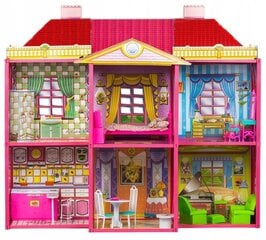 Кукольный домик с мебелью ViLa цена и информация | Игрушки для девочек | kaup24.ee