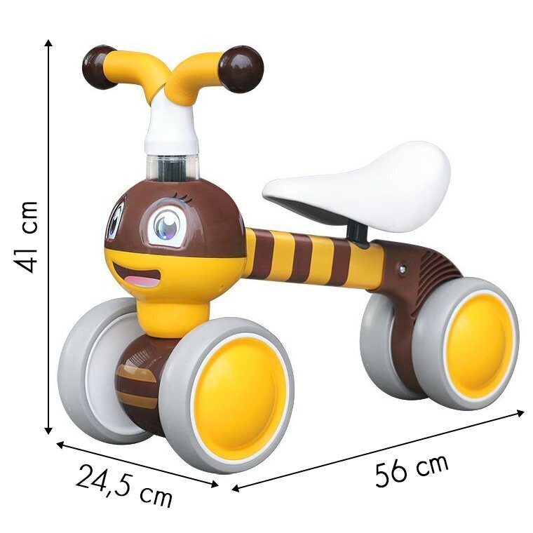 Neljarattaline tasakaaluratas Ecotoys hind ja info | Jooksurattad | kaup24.ee