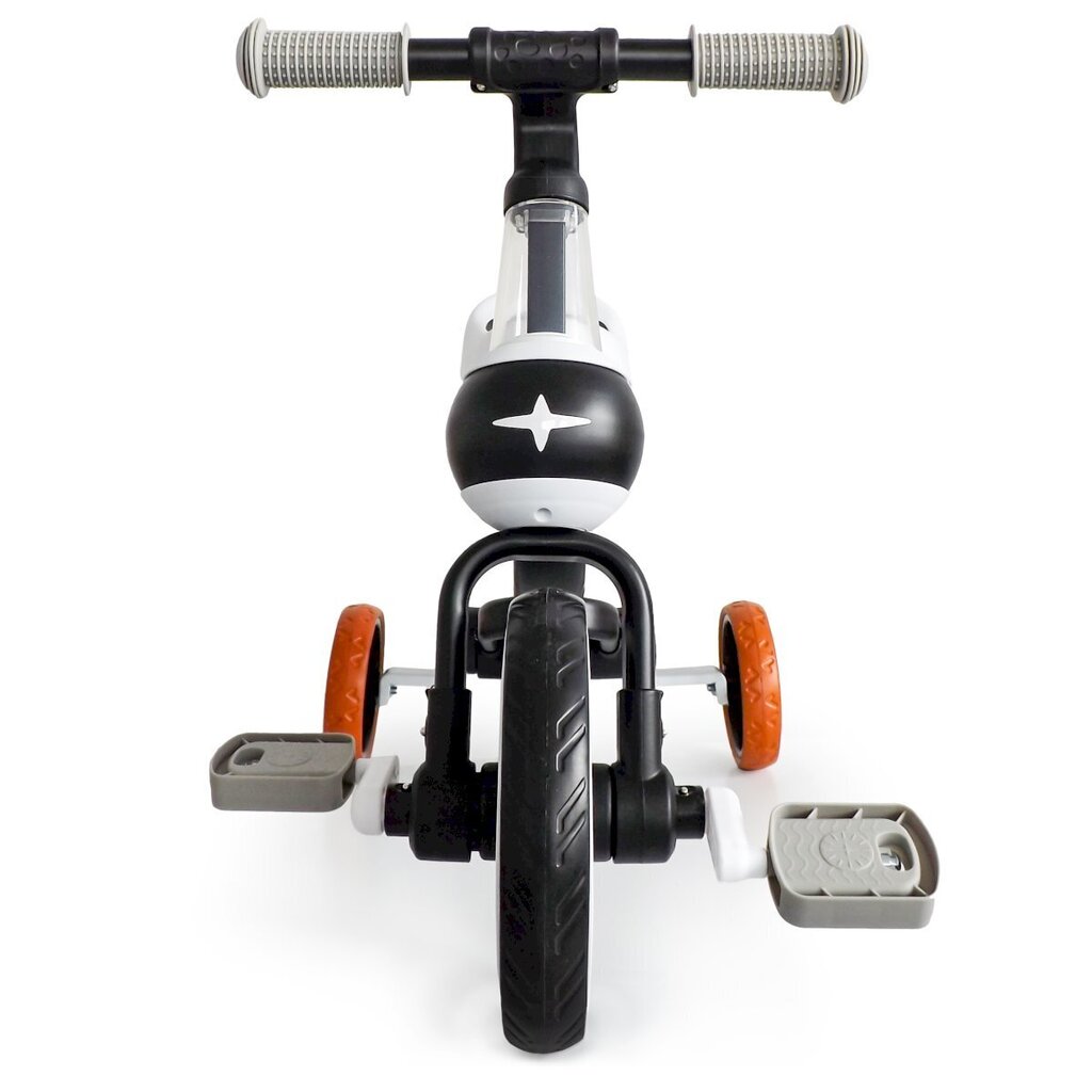 Jalgratas 4in1 pedaalide ja külgratastega Eco Toys, LC-V1311, must hind ja info | Kolmerattalised jalgrattad | kaup24.ee