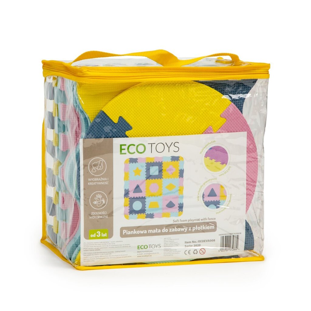 Vahtmatt - pusle Ecotoys, 37 tk hind ja info | Tegelustekid | kaup24.ee