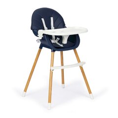 Детский стульчик 2в1 Ecotoys, темно-синий цена и информация | Стульчики для кормления | kaup24.ee