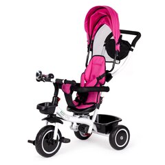Трехколесный велосипед с капюшоном, вращающимся на 360°, розовый цена и информация | Eco Toys Товары для детей и младенцев | kaup24.ee