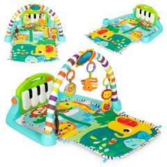 Интерактивный пенопластовый игровой коврик для малышей с пианино цена и информация | Коврики для младенцев | kaup24.ee