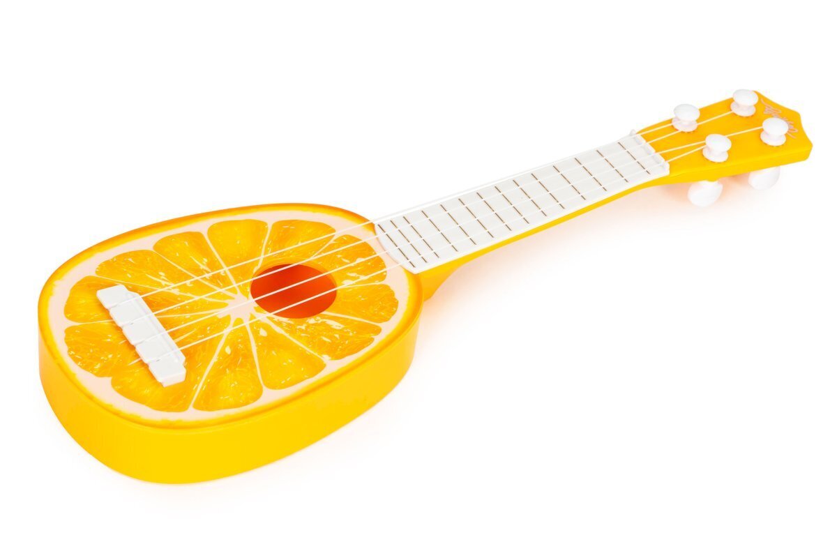 Ukulele kitarr lastele Ecotoys Orange hind ja info | Arendavad mänguasjad | kaup24.ee