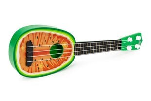 Ukulele kitarr lastele Ecotoys Watermelon hind ja info | Arendavad mänguasjad | kaup24.ee