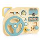 Puidust õppetahvel lastele auto rool Ecotoys hind ja info | Arendavad mänguasjad | kaup24.ee