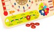 Puidust õppetahvliga kalenderkell Ecotoys hind ja info | Arendavad mänguasjad | kaup24.ee