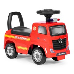 Libisev tuletõrjeauto lastele Actros Mercedes-Benz, punane цена и информация | Игрушки для малышей | kaup24.ee