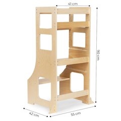 Кухонная подставка для детей, деревянная цена и информация | Стульчики для кормления | kaup24.ee