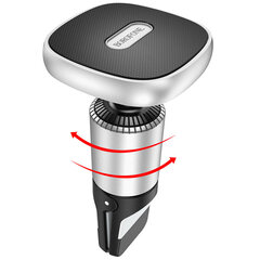 Borofone Car holder BH44 Smart magnetic, air vent mount black-silver цена и информация | Держатели для телефонов | kaup24.ee