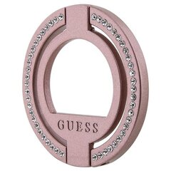 Guess MagSafe Ring stand GUMRSALDGP różowy|pink Rhinestone цена и информация | Держатели для телефонов | kaup24.ee