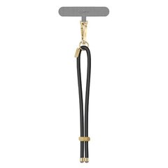 UNIQ Coehl Laurel Handstrap uniwersalny sznurek do telefonu na rękę czarny|black цена и информация | Mobiiltelefonide hoidjad | kaup24.ee