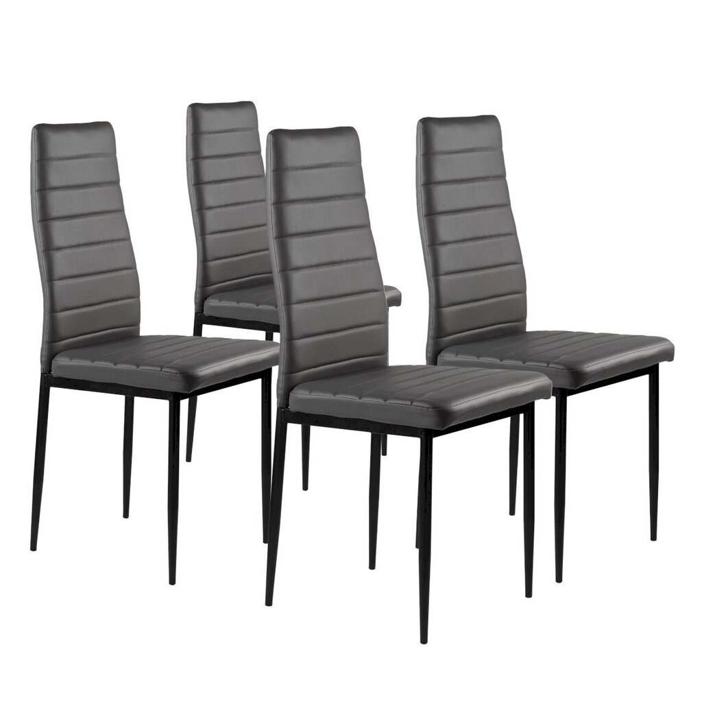 Komplektis 4 tooli ModerHome DC855, hall hind ja info | Söögitoolid, baaritoolid | kaup24.ee