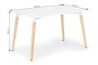 Moodne ristkülikukujuline laud, 80 cm 80 x 120 cm hind ja info | Köögi- ja söögilauad | kaup24.ee