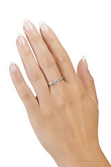 Brilio kullakristallidega sõrmus 229 001 00810 hind ja info | Sõrmused | kaup24.ee