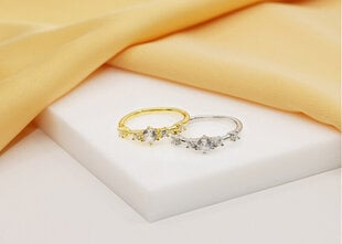 Brilio Silver Очаровательное серебряное кольцо с цирконами RI040W цена и информация | Кольцо | kaup24.ee