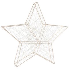 Звезда с подсветкой, 60 светодиодов, 50 см цена и информация | Рождественские украшения | kaup24.ee