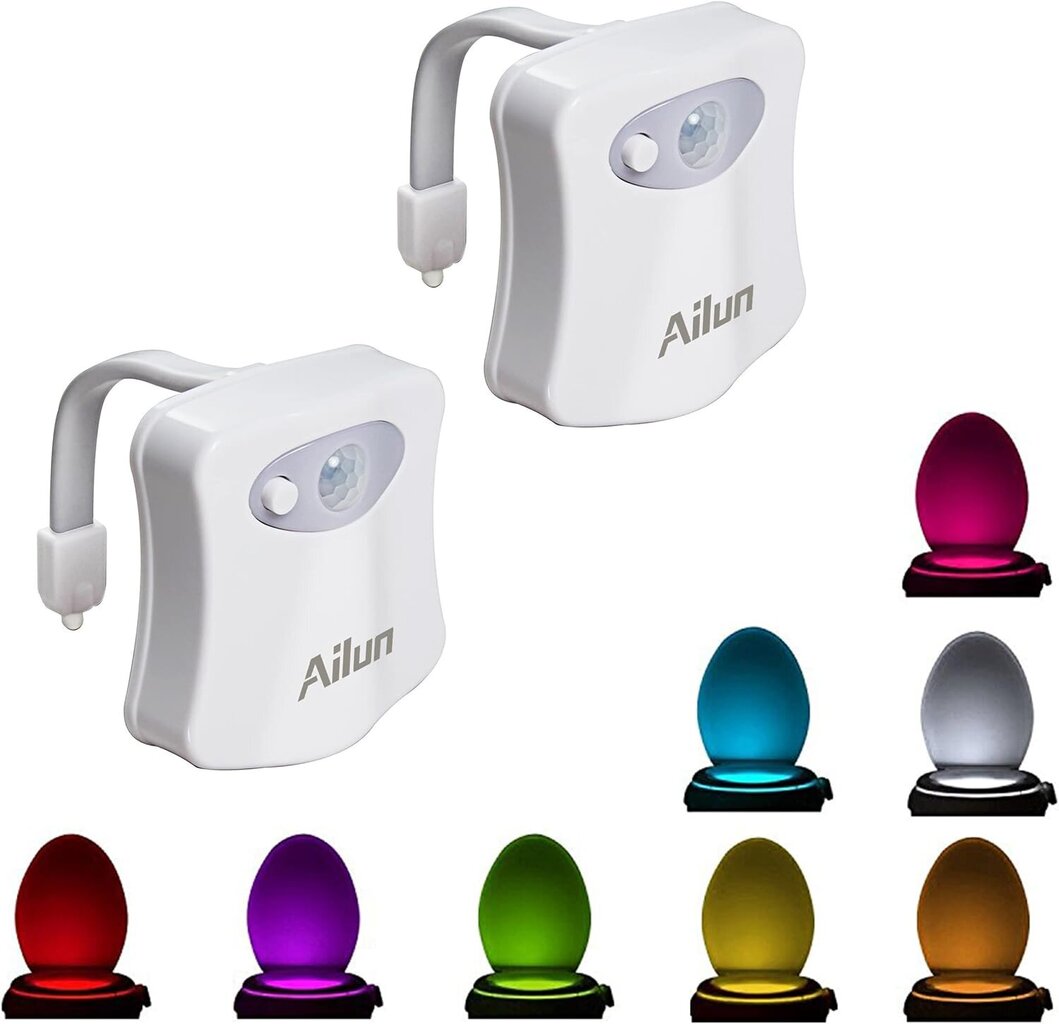 LED WC valgusti liikumisanduriga Ailun, 2 tk. hind ja info | Süvistatavad ja LED valgustid | kaup24.ee