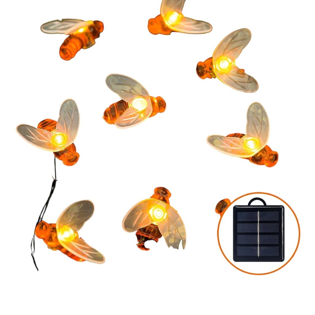 LED tuled Hxweiye õuevalgustid mesilased 50tk. Päikese toitel hind ja info | Aia- ja õuevalgustid | kaup24.ee