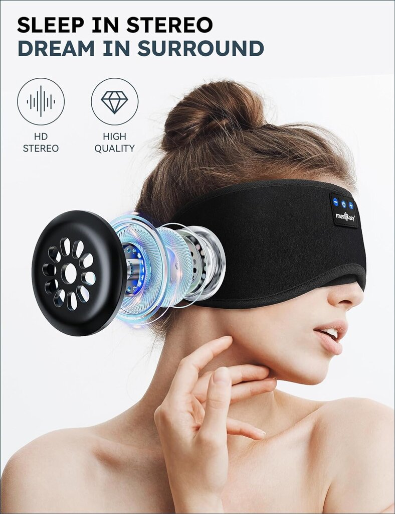 Unesilmamask kõrvaklappide ja Bluetoothiga hind ja info | Näohooldusseadmed | kaup24.ee
