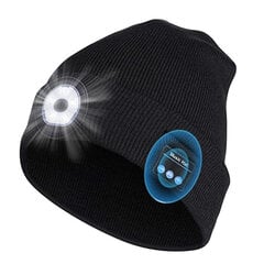 Шапка с LED лампой и Bluetooth цена и информация | Женские шапки | kaup24.ee