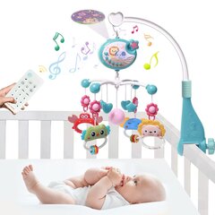 Каруселька для детской кроватки с пультом цена и информация | Игрушки для малышей | kaup24.ee