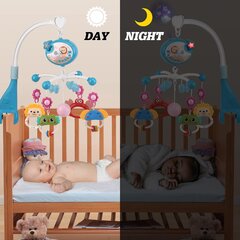 Каруселька для детской кроватки с музыкой и светом цена и информация | Игрушки для малышей | kaup24.ee
