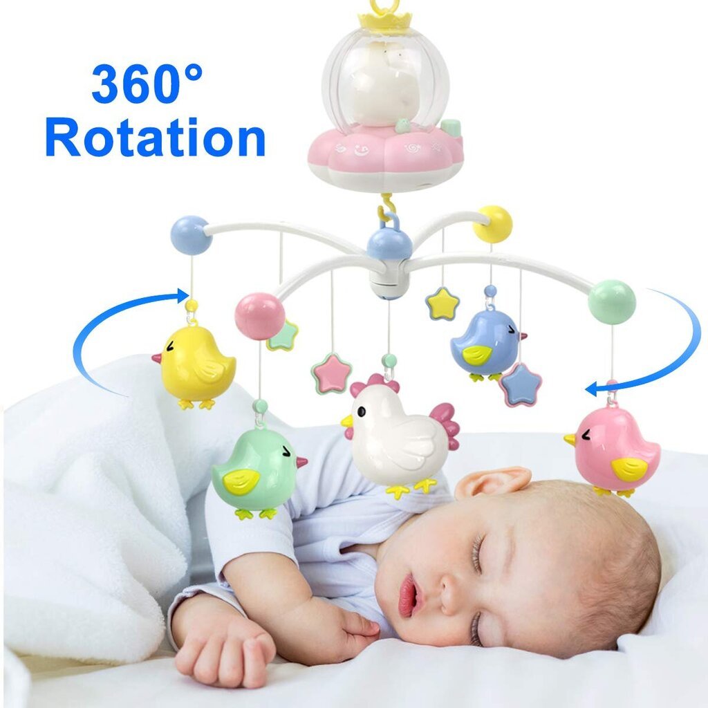 Multifunktsionaalne karussell beebivoodile hind ja info | Imikute mänguasjad | kaup24.ee