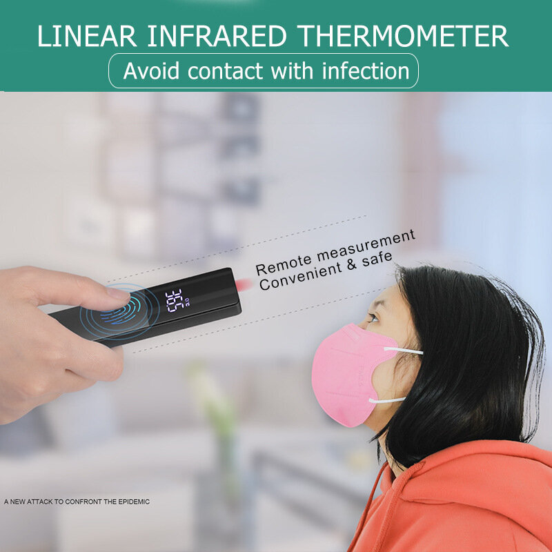Kontaktivaba digitaalne termomeeter цена и информация | Termomeetrid | kaup24.ee