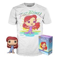 Фигурка и футболка The Little Mermaid POP! & Tee Box Ariel цена и информация | MUST Металлическая бутылочка с Ярким рисунком (без BPA) (500ml) для мальчиков от 3+ лет Серая с Машинкой | kaup24.ee