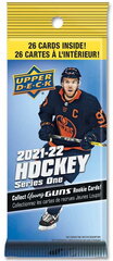 Хоккейные карточки Upper Deck Series One 2021/2022 колода цена и информация | Коллекционные карточки | kaup24.ee