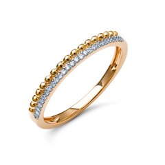Kuldsõrmus teemantidega 0012986200191 hind ja info | Sõrmused | kaup24.ee
