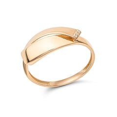 Kuldsõrmus tsirkoonidega 0012835200160 hind ja info | Sõrmused | kaup24.ee