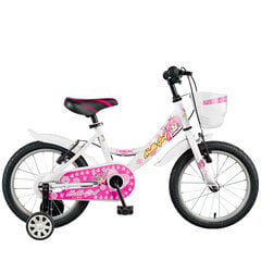 Детский велосипед GoKidy 16 Hello Girl (HEL.1602) белый цена и информация | Велосипеды | kaup24.ee