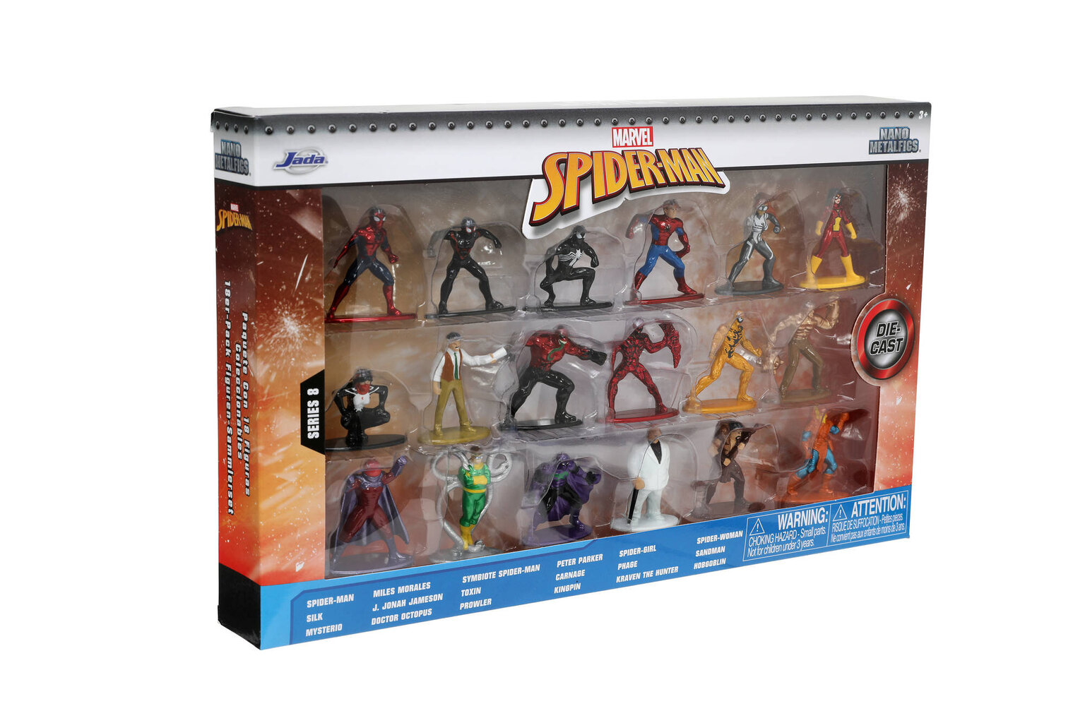 Marvel Wave 8 komplekt 18 figuuriga 4cm Jada Toys цена и информация | Poiste mänguasjad | kaup24.ee
