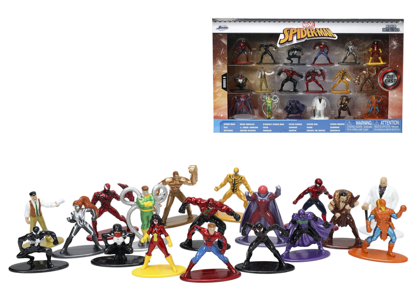 Набор Marvel Wave 8, 18 фигурок, 4 см, Jada Toys цена | kaup24.ee