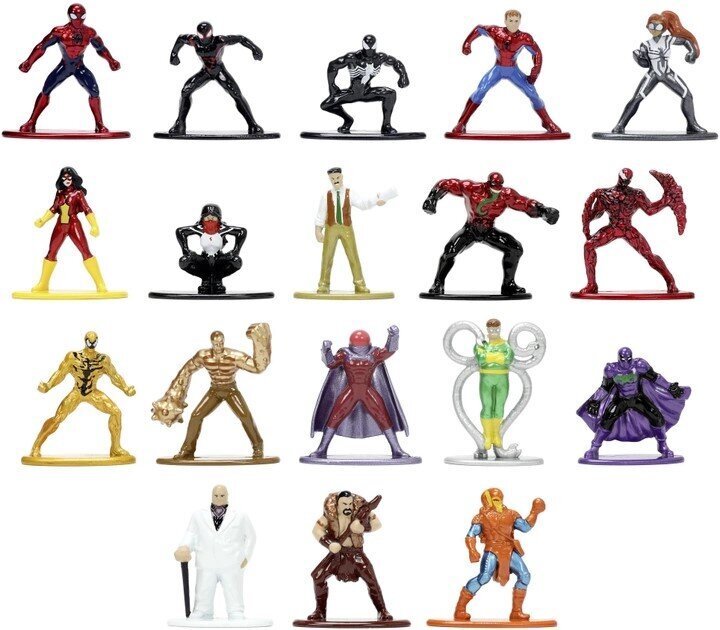 Marvel Wave 8 komplekt 18 figuuriga 4cm Jada Toys цена и информация | Poiste mänguasjad | kaup24.ee