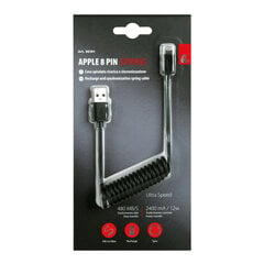 Lampa USB Type A to Apple 8 pin hind ja info | Mobiiltelefonide kaablid | kaup24.ee