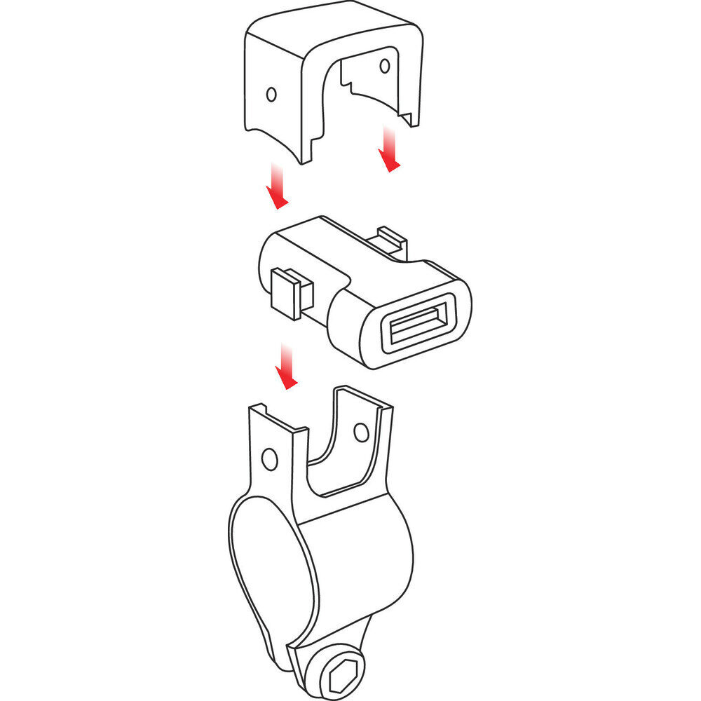 Lampa mootorratta USB laadija hind ja info | Mobiiltelefonide laadijad | kaup24.ee