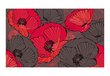 Fototapeet - Pleated poppies hind ja info | Fototapeedid | kaup24.ee