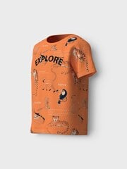 Детская футболка Name It, оранжевый цена и информация | Рубашки для мальчиков | kaup24.ee