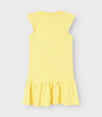 Name It laste kleit, kollane/valge hind ja info | Tüdrukute kleidid | kaup24.ee