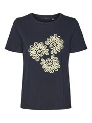 Vero Moda женская футболка 10308638*02, тёмно-синий 5715517289941 цена и информация | Женские футболки | kaup24.ee