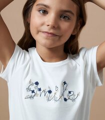 Mayoral детская футболка 854*17, белый 8445865151320 цена и информация | Платья для девочек | kaup24.ee