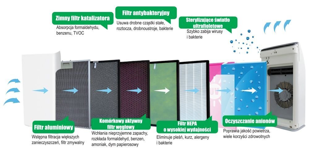 Smog õhupuhastaja Webber hind ja info | Õhuniisutajad | kaup24.ee