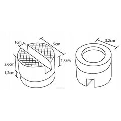 Резиновая подъемная подушка, черная цена и информация | Механические инструменты | kaup24.ee