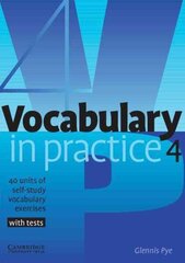 Vocabulary in Practice Level 4 (Intermediate) цена и информация | Пособия по изучению иностранных языков | kaup24.ee